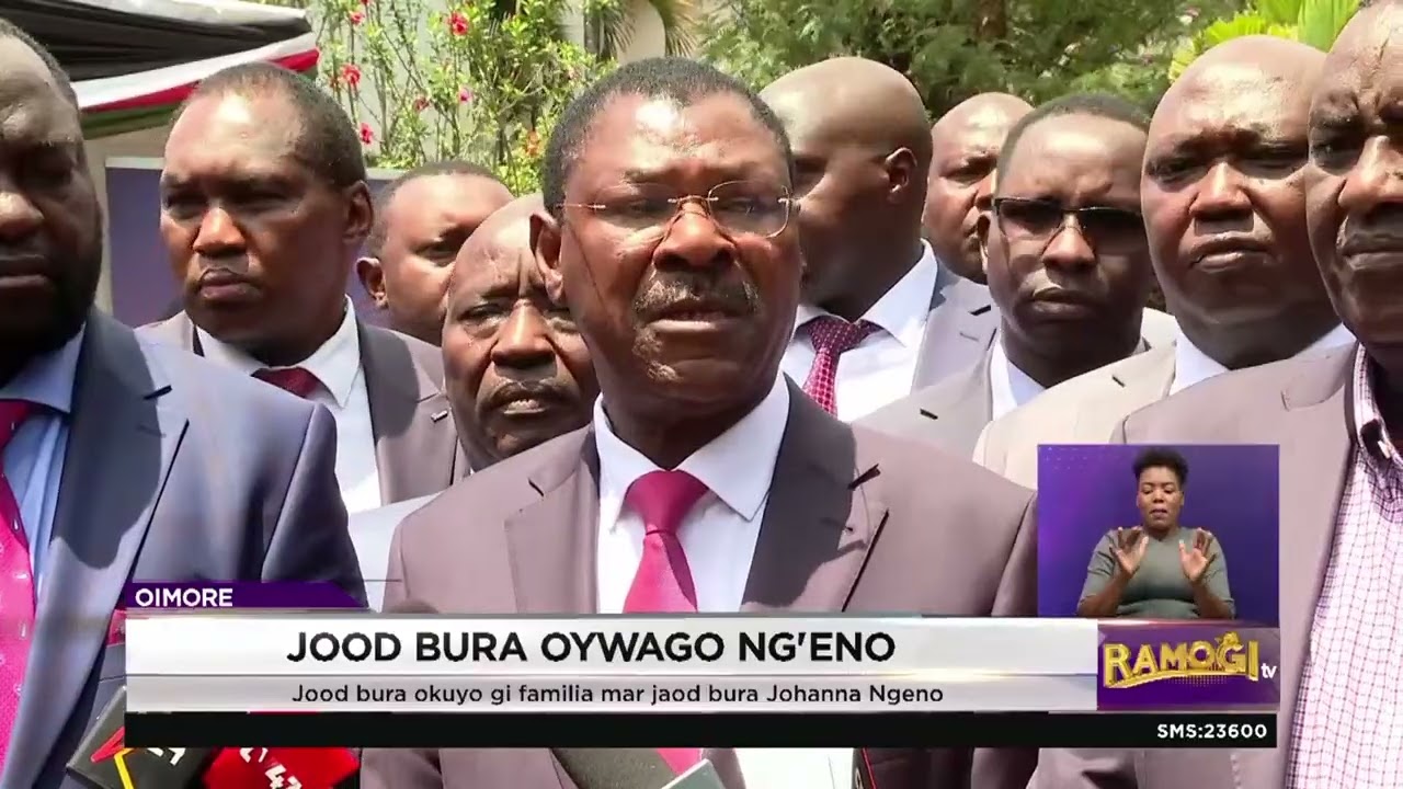 Jood bura opuoyo Johana Ng'eno kaka jatich maber kinde ma sirkal osingo chonyo anyuond George Were