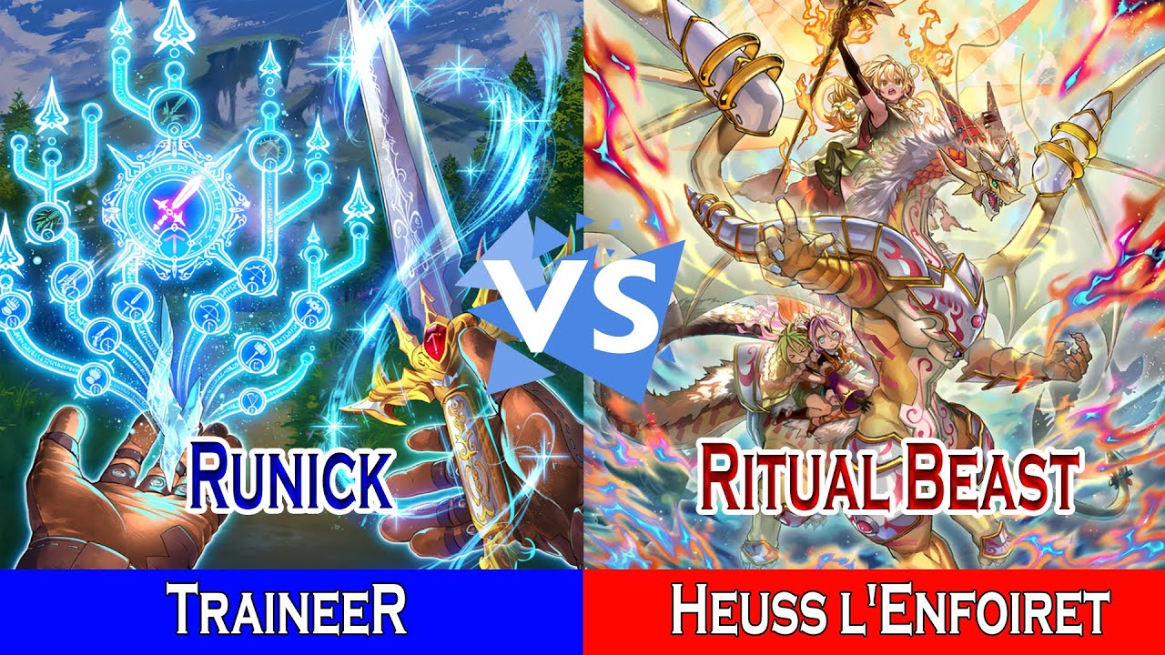 Runick White Forest Vs Ritual Beast || TraineeR Vs Heuss l'Enfoiret || High Rated - Dueling Book