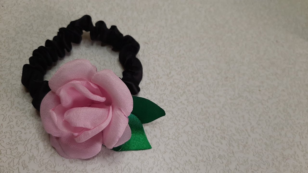 DIY como hacer flor de tela para varios proyectos/fabric flower🌺