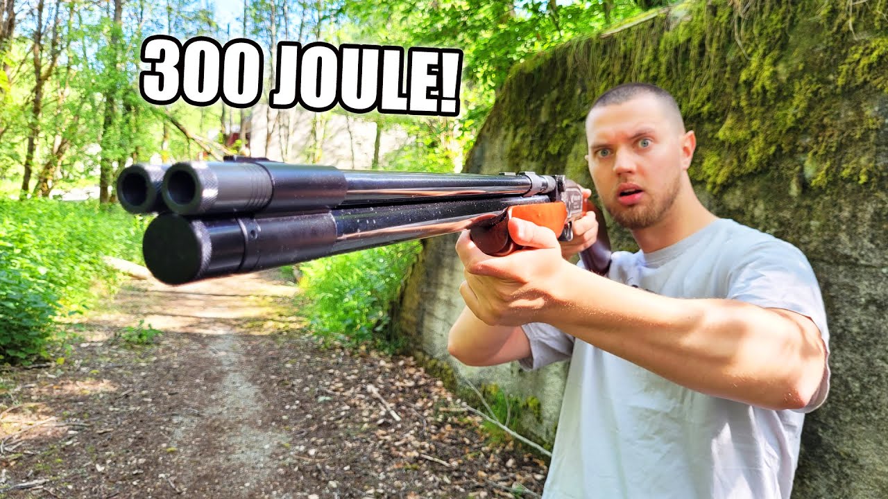 Dieses außergewöhnliche PCP LUFTGEWEHR ist eine 300 JOULE STARKE SHOT GUN! - Seneca Double Shot