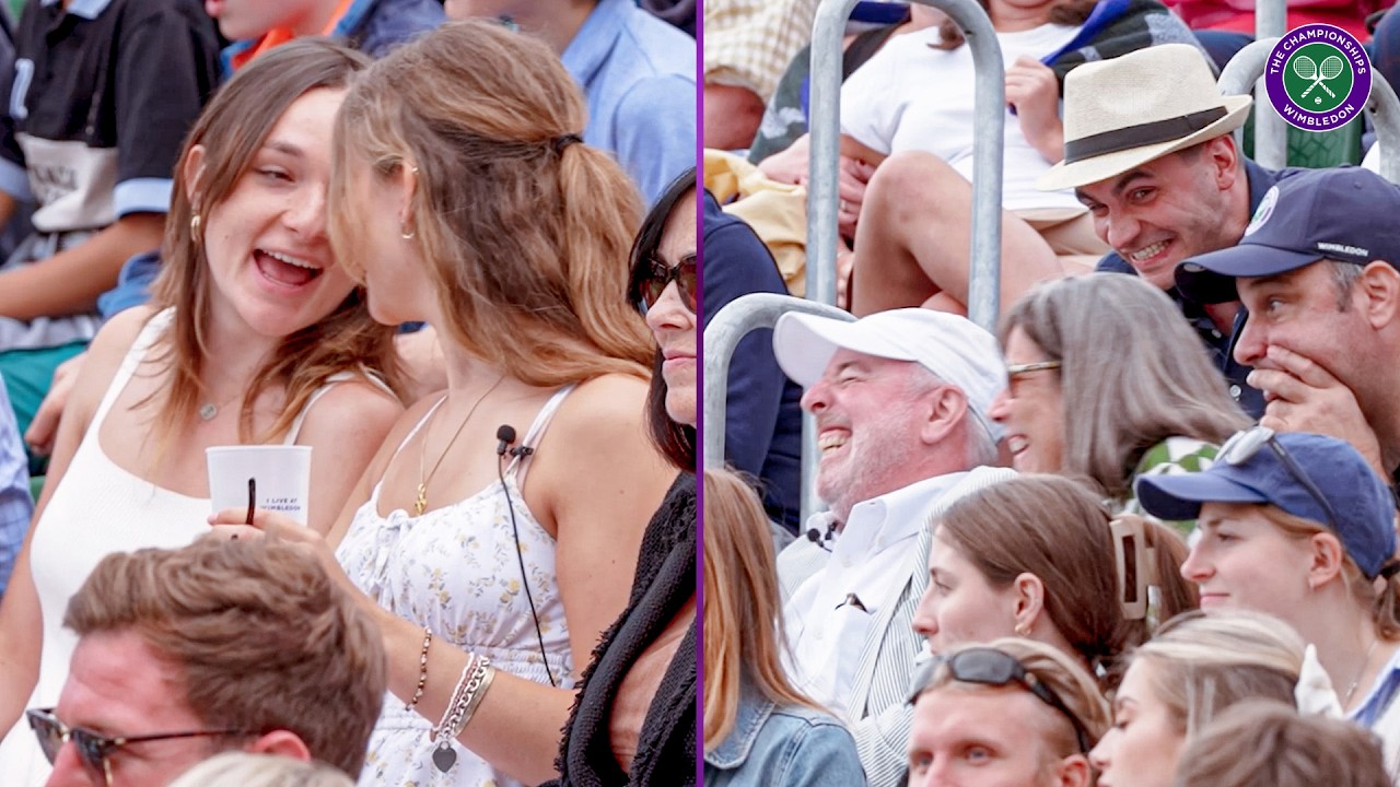 Hilarious crowd reaction | Overheard at Wimbledon | Episode One