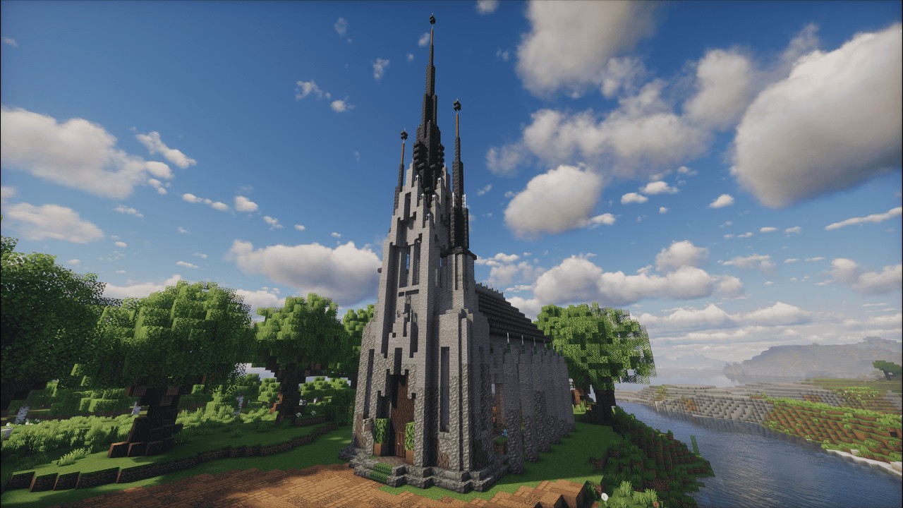 How to build a Gothic Church with Interior | Minecraft Tutorial