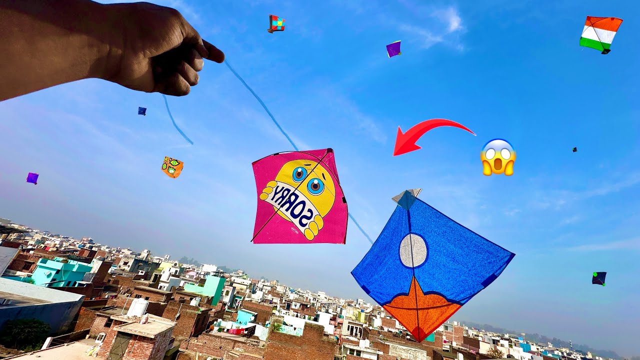 Kite Looting On Other Roof Kite Cacthing 😱 | Kite Catch | Kites 