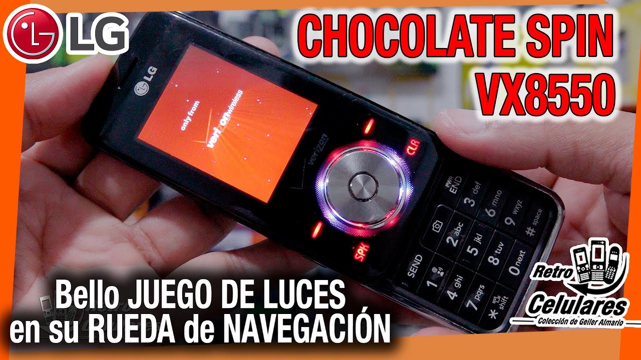 Bello juego de LUCES del LG CHOCOLATE SPIN VX8550 de Verizon