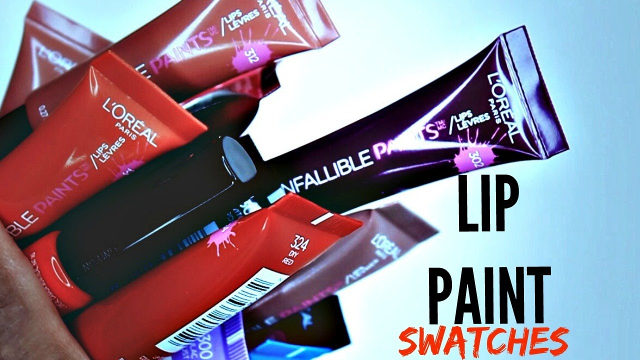 L’Oréal Paris Infallible Lip Paints All Shades Swatch Video I ByBare