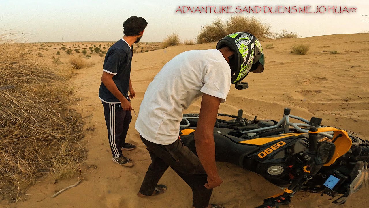 Sand dunes bike Adventure Trip ! Ktm 390 Off Road Trip | Rajasthan Desert Ride