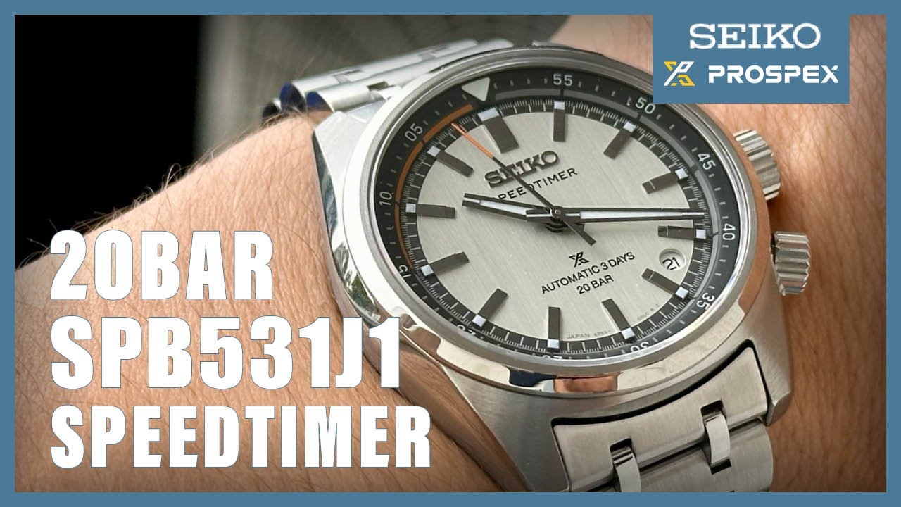 Unboxing The New Seiko Prospex Speedtimer SPB513J1