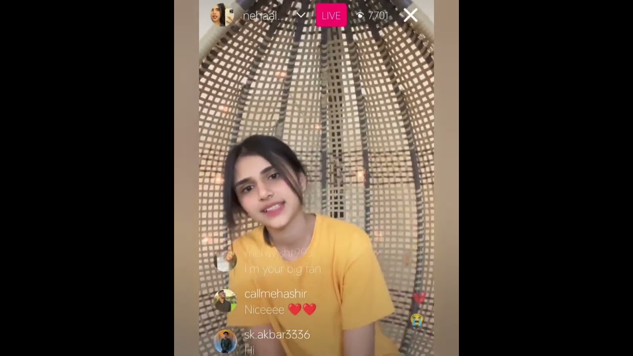 Nehaal Naseem Live On Instagram|Latest Live Full Video Of Nehaal Naseem #nehaalnaseem #instalive