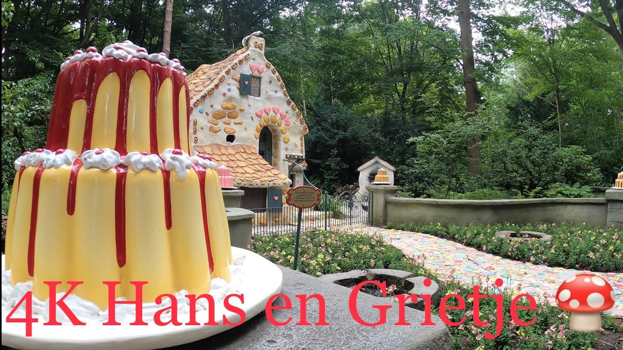 [4K] 🍄 #Efteling Sprookjesbos: Hans en Grietje