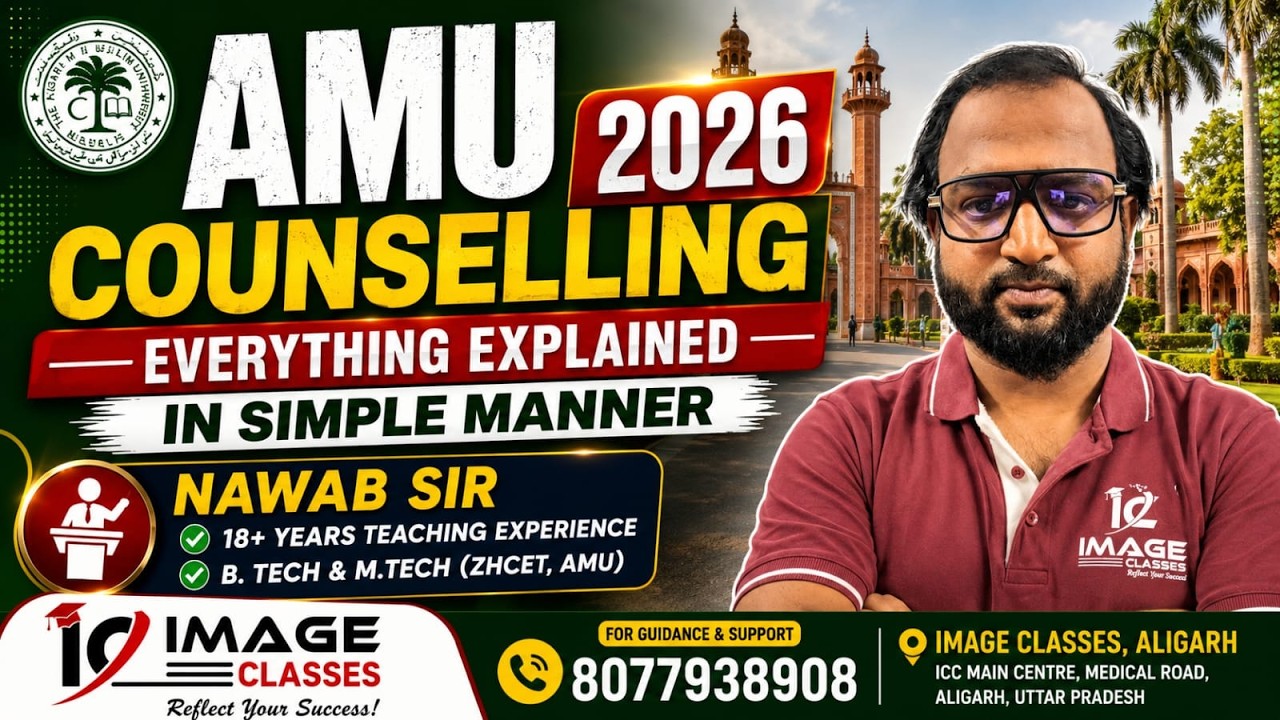 AMU Counselling 2026 | All Steps explained in detailed manner | Ask your query | By Nawab Sir