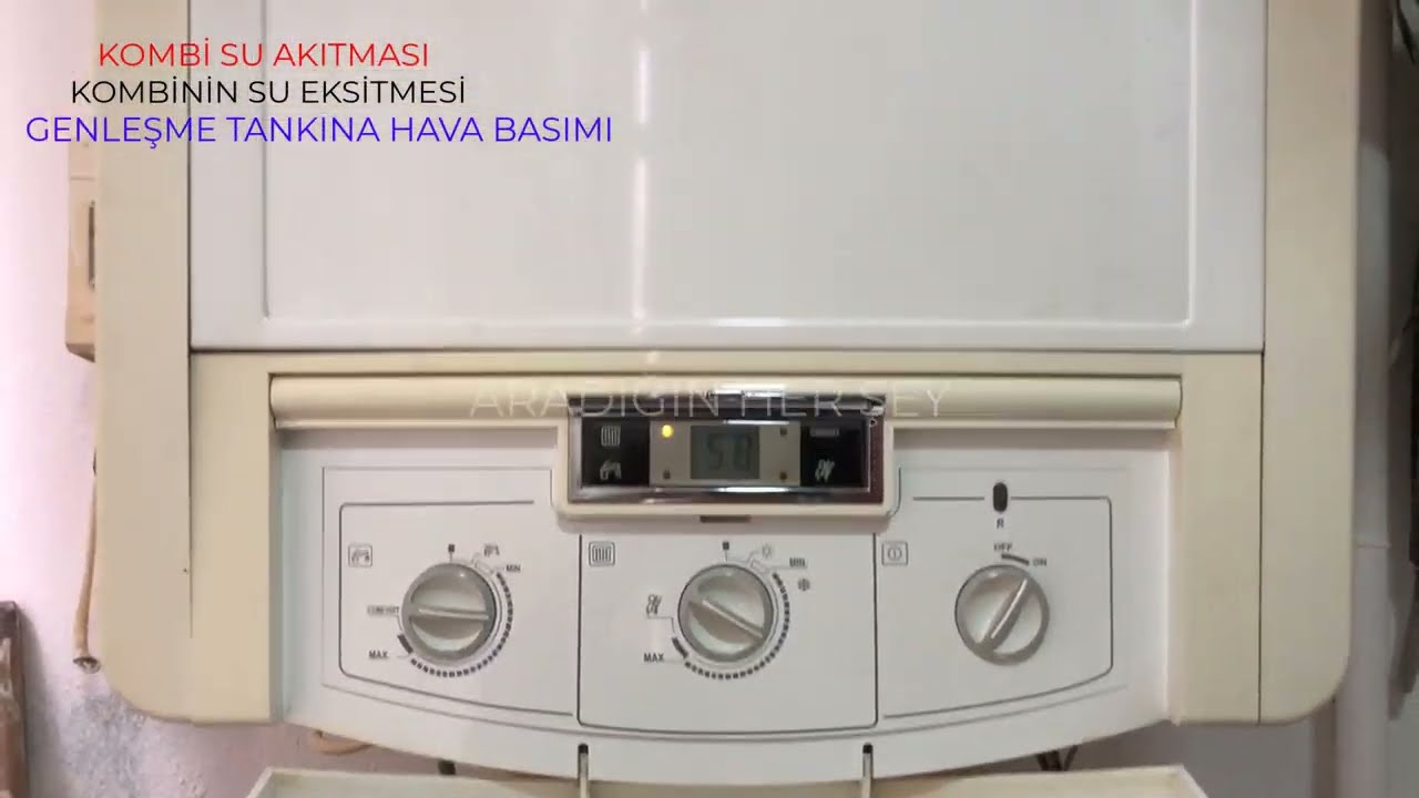 KOMBİ GENLEŞME TANKINA HAVA BASIMI (Eca Su Damlatma )