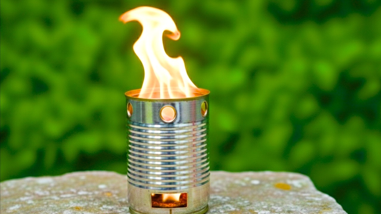 GENIUS DIY Heater🔥Simple Survival Stove🔥No Gas No Wood
