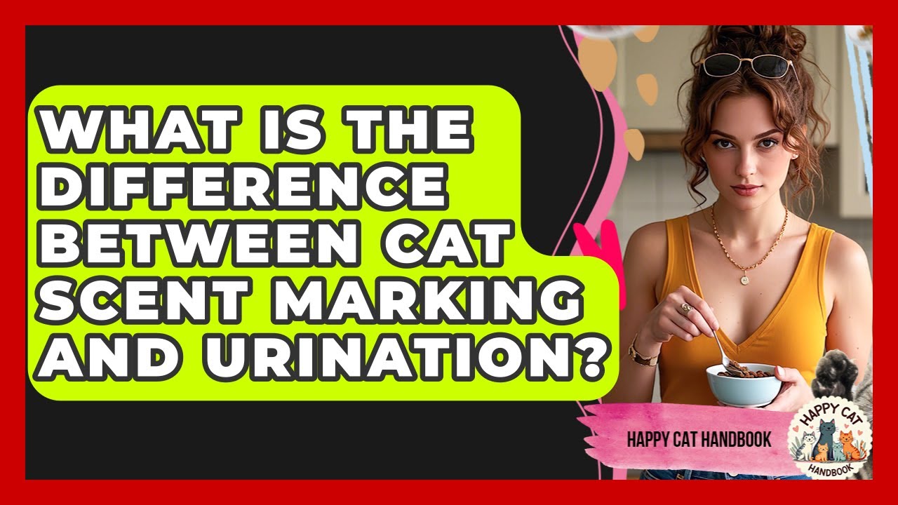What Is The Difference Between Cat Scent Marking And Urination? - Happy Cat Handbook