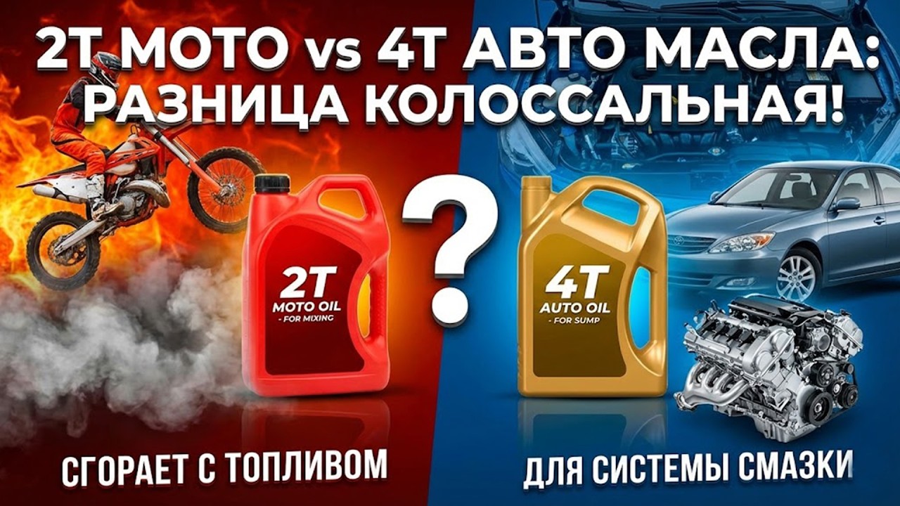 2Т против 4Т: Простое объяснение сложных отличий 🛢️