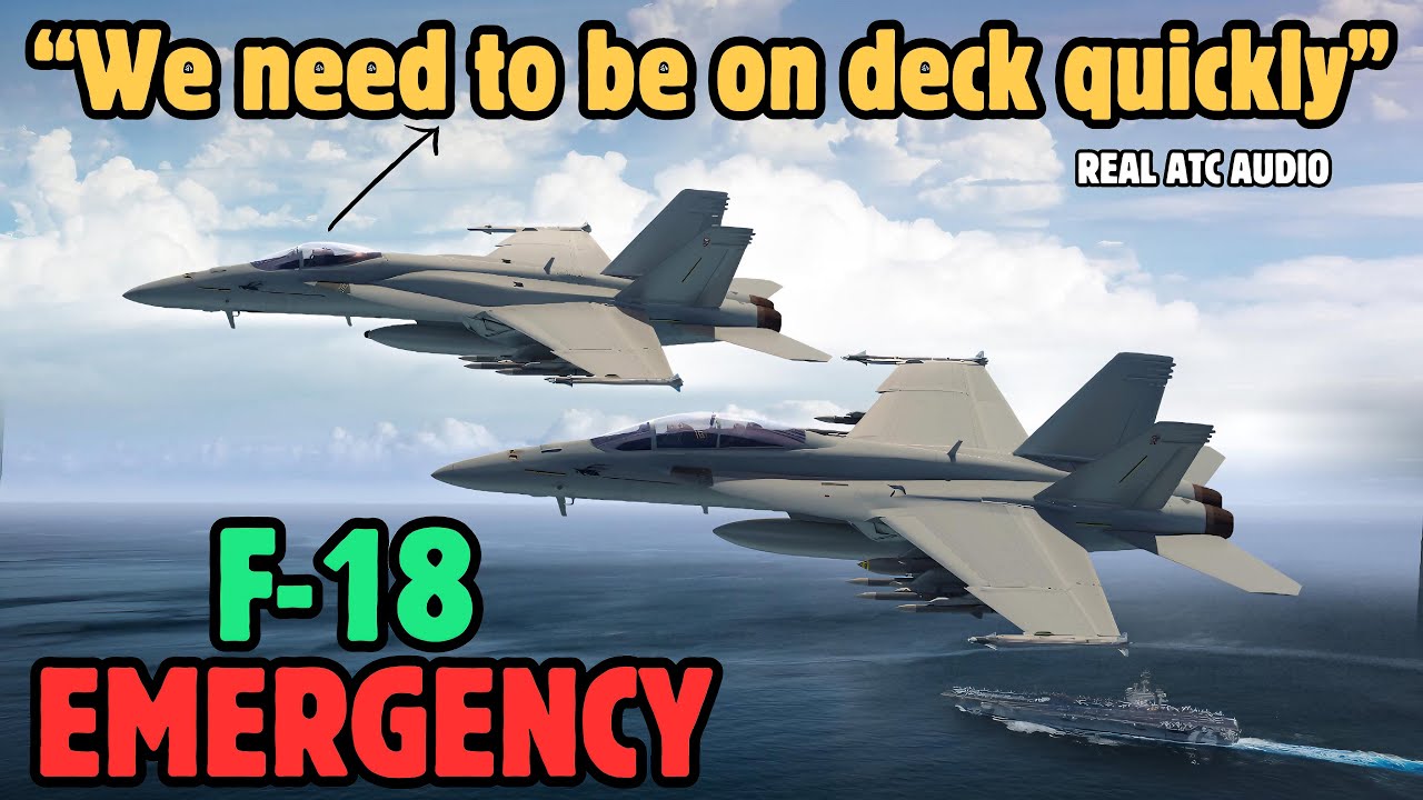 F-18 Declares EMERGENCY in MIDDLE of Sea | Diverts to St. Paul