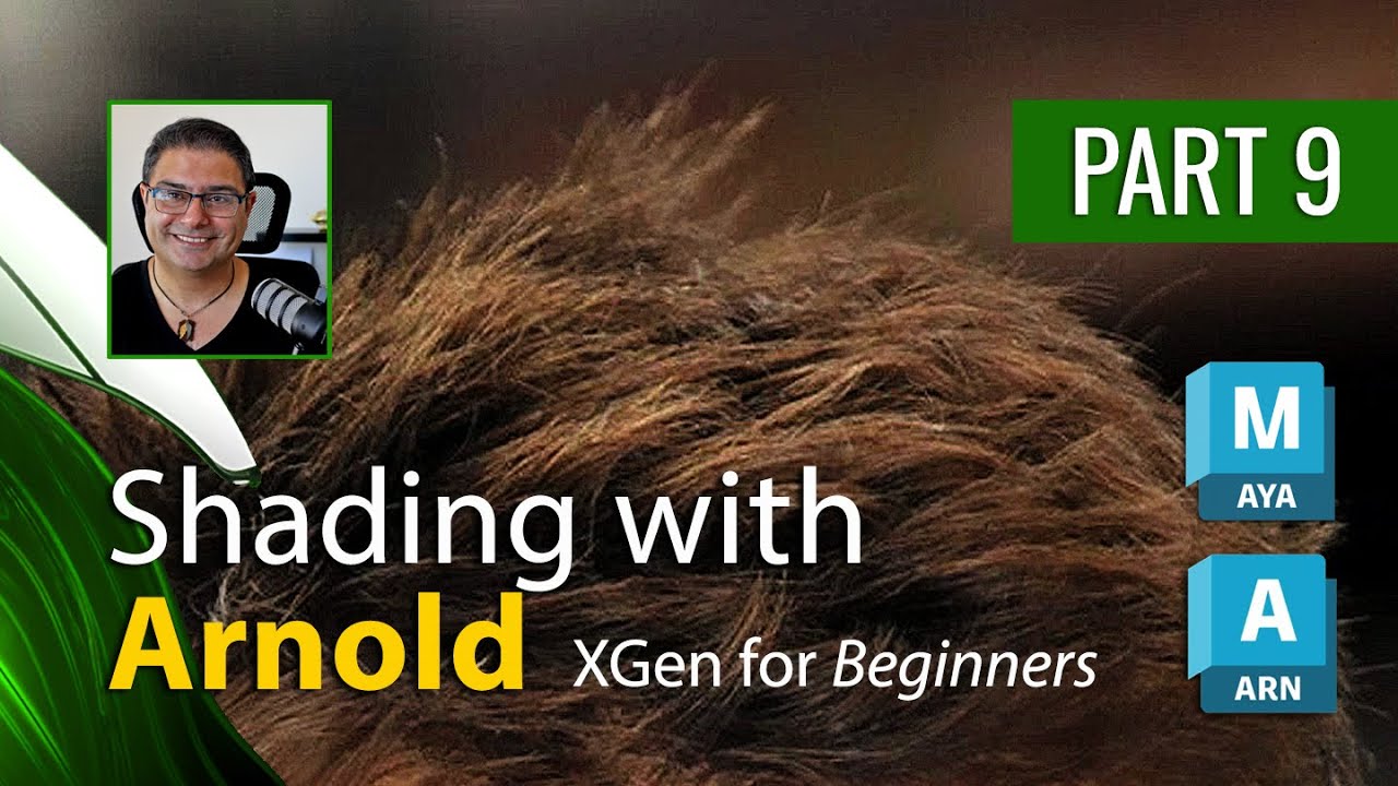 Maya XGen Series: 09 Shading XGen Using Arnold