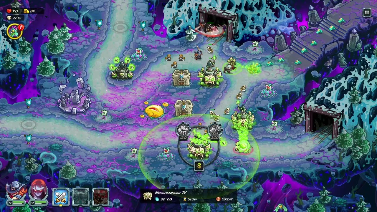 Kingdom Rush Alliance detonado parte 13 Desecrated Temple