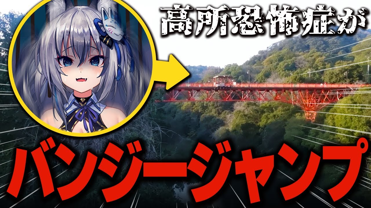 【大絶叫】高所恐怖症が人生はじめてバンジージャンプ飛んでみた…