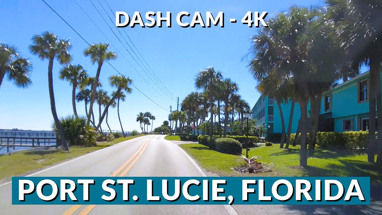 🚗🌴 Relaxing 4K Drive Through Port St. Lucie, Florida 🌞✨