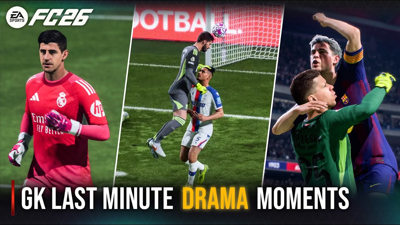 EA Sports FC 26 | Драматичные моменты в матче с вратарём в последнюю минуту