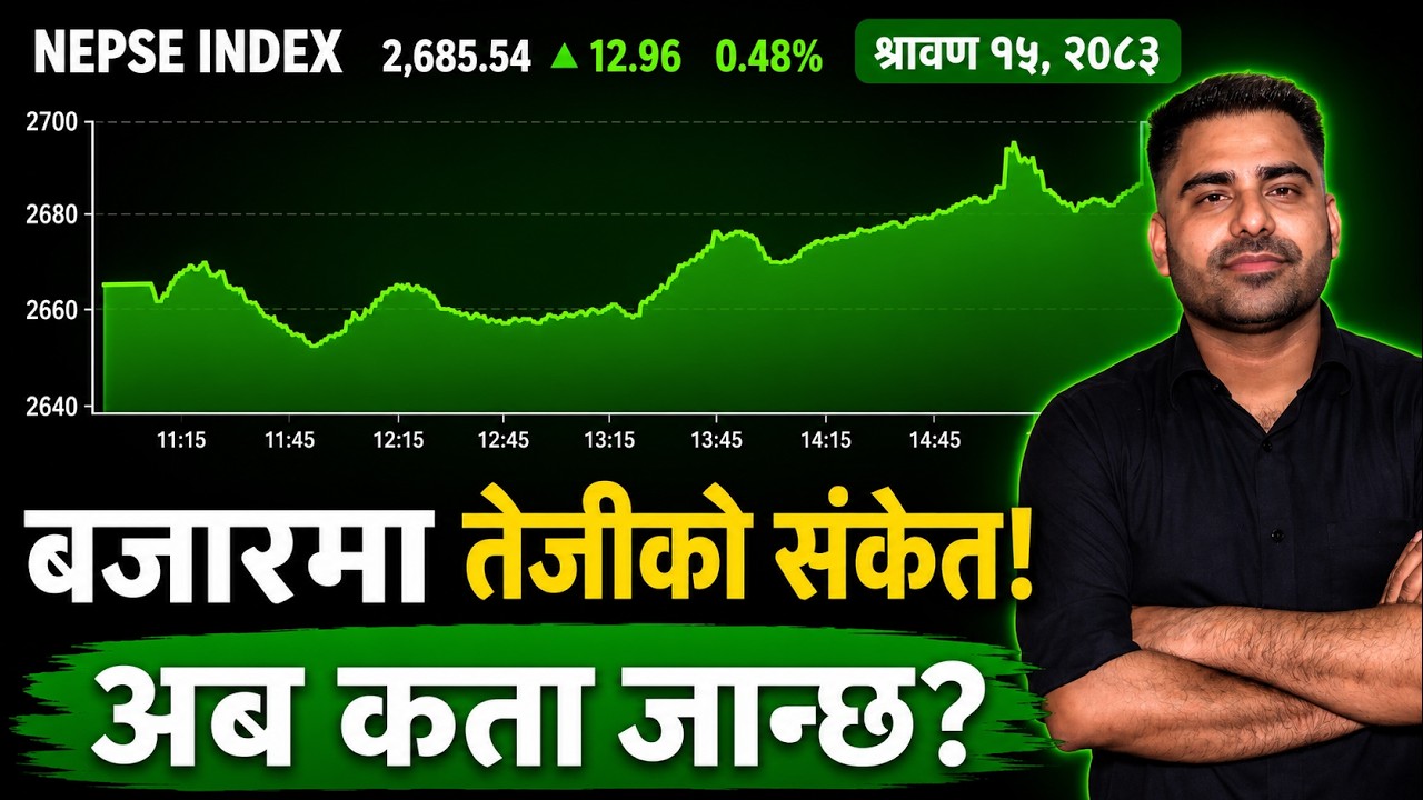 2083-04-15 आज 2685.54 ले माथि! Nepse फर्केको हो त???? | Nepse Analysis by Amit Jha | Investment Guru