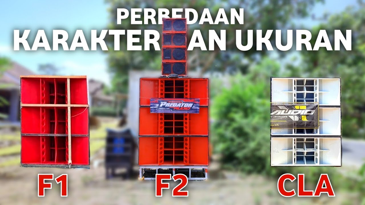 BENING !! DIBANDING CLA & F1 BEGINI PERBEDAAN KARAKTER BOX SUB F2 PREDATOR