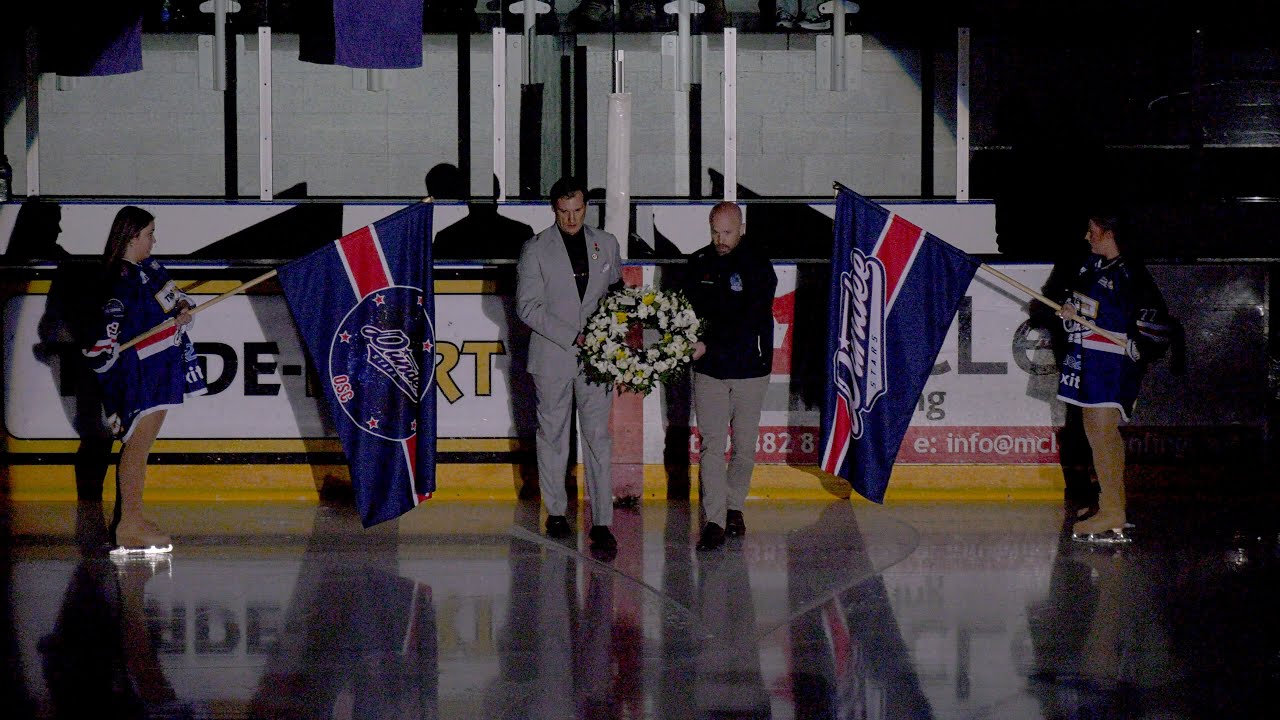 Adam Johnson tribute | Dundee Stars v Coventry Blaze | 05/11/2023