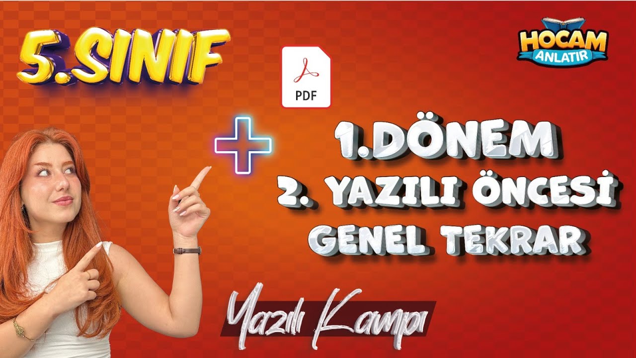 5. Sınıf Türkçe | 1. Dönem 2. Yazılı Genel Tekrar #5sınıf #2026