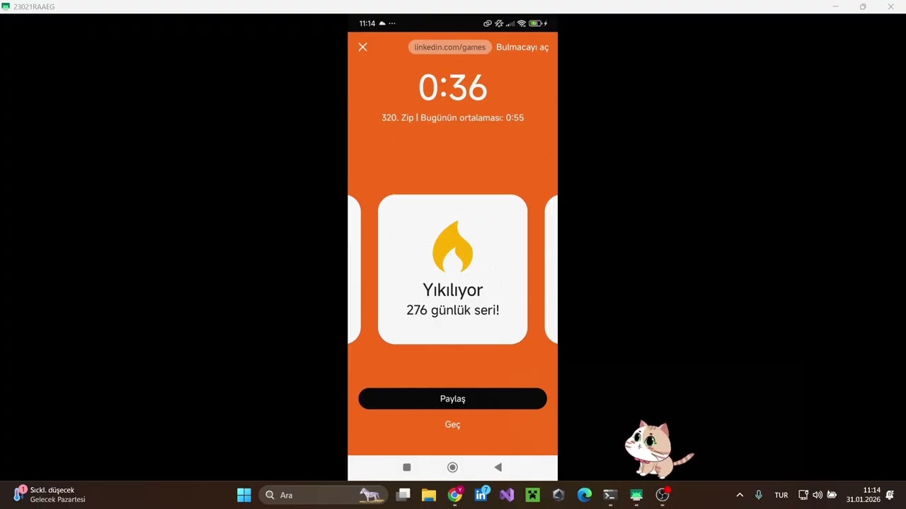 Daily Brain Workout: LinkedIn Games & Duolingo Series 🔥(31.01.2026)