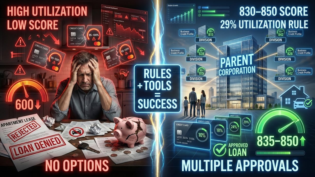 Why High Utilization Keeps Killing Your Credit Score (The 29% Rule Explained)