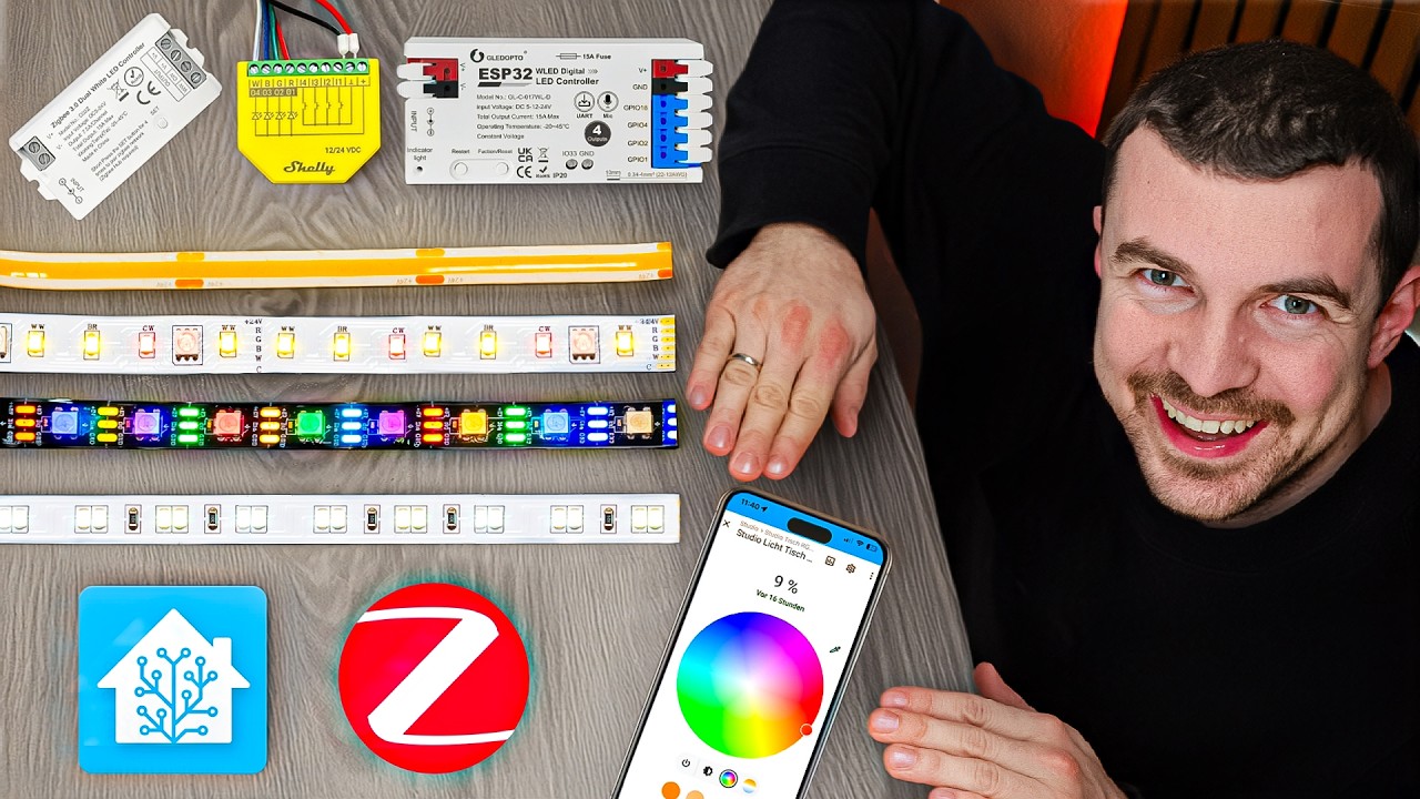 Ich kauf nie mehr fertige LEDs! die besten DIY LED Streifen mit Home Assistant