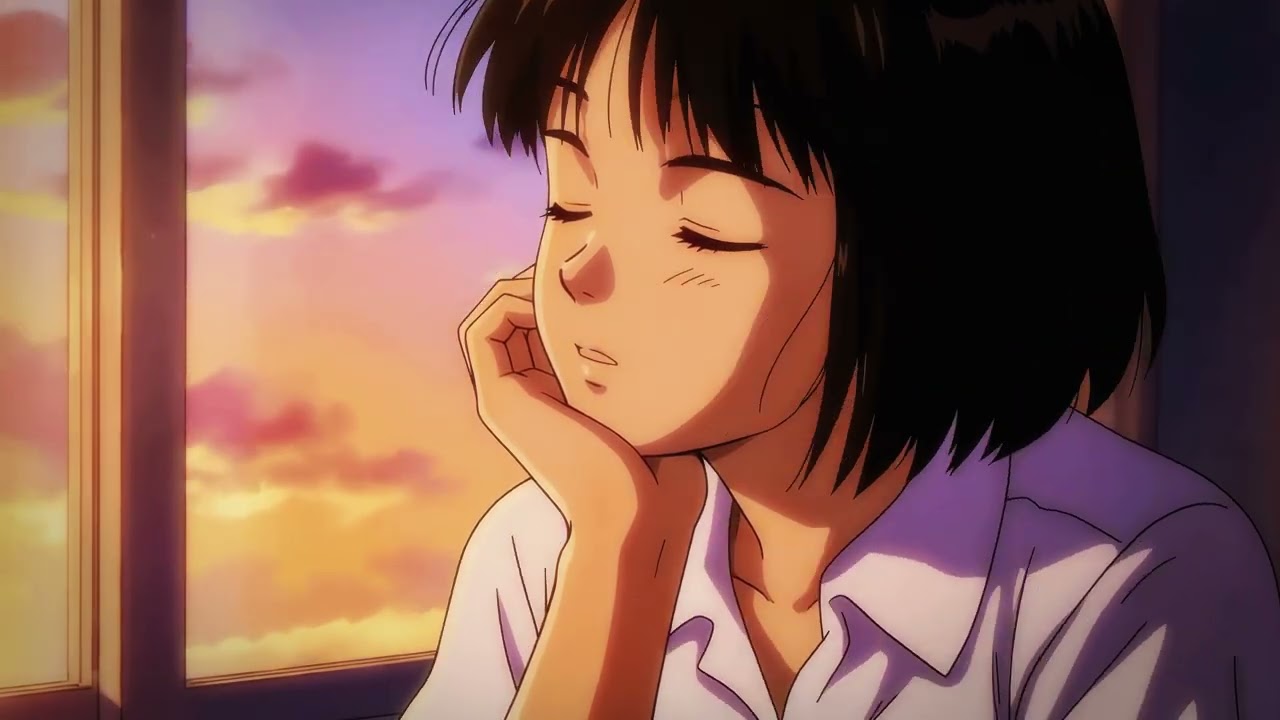 Anime, Sunset, Window | Live Wallpaper 4K
