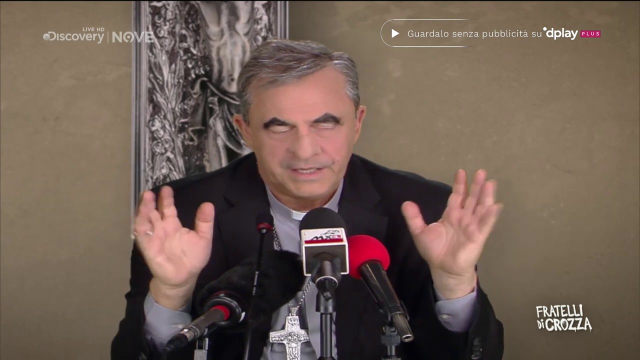 Crozza è il Cardinale Becciu 