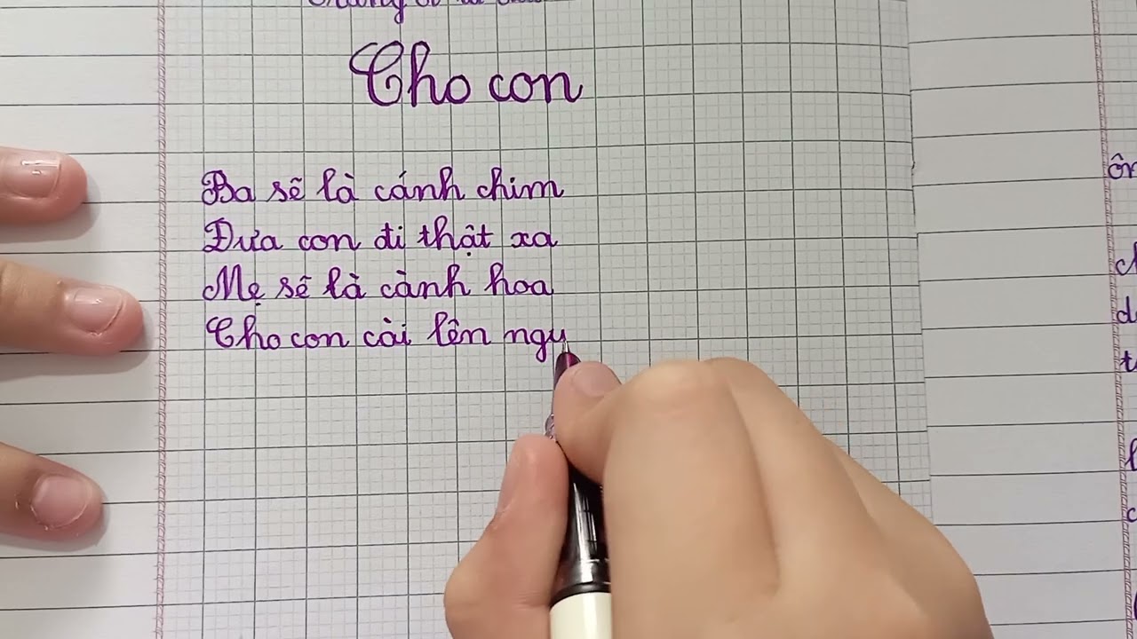 Luyện chính tả lớp 2 - Cho con