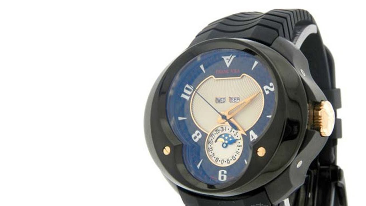 Franc Vila FVa7 Master Quantieme Annual Calendar PVD Steel Watch