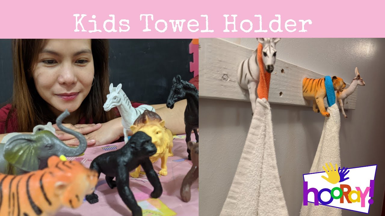 DIY Hand towel holder for Children/Daycare #DIYWithme #Stayhomewithme