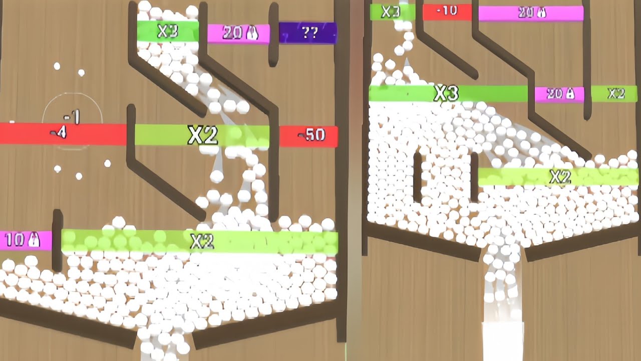 Bounce and Collect | Satisfying Ball Multiplying Game