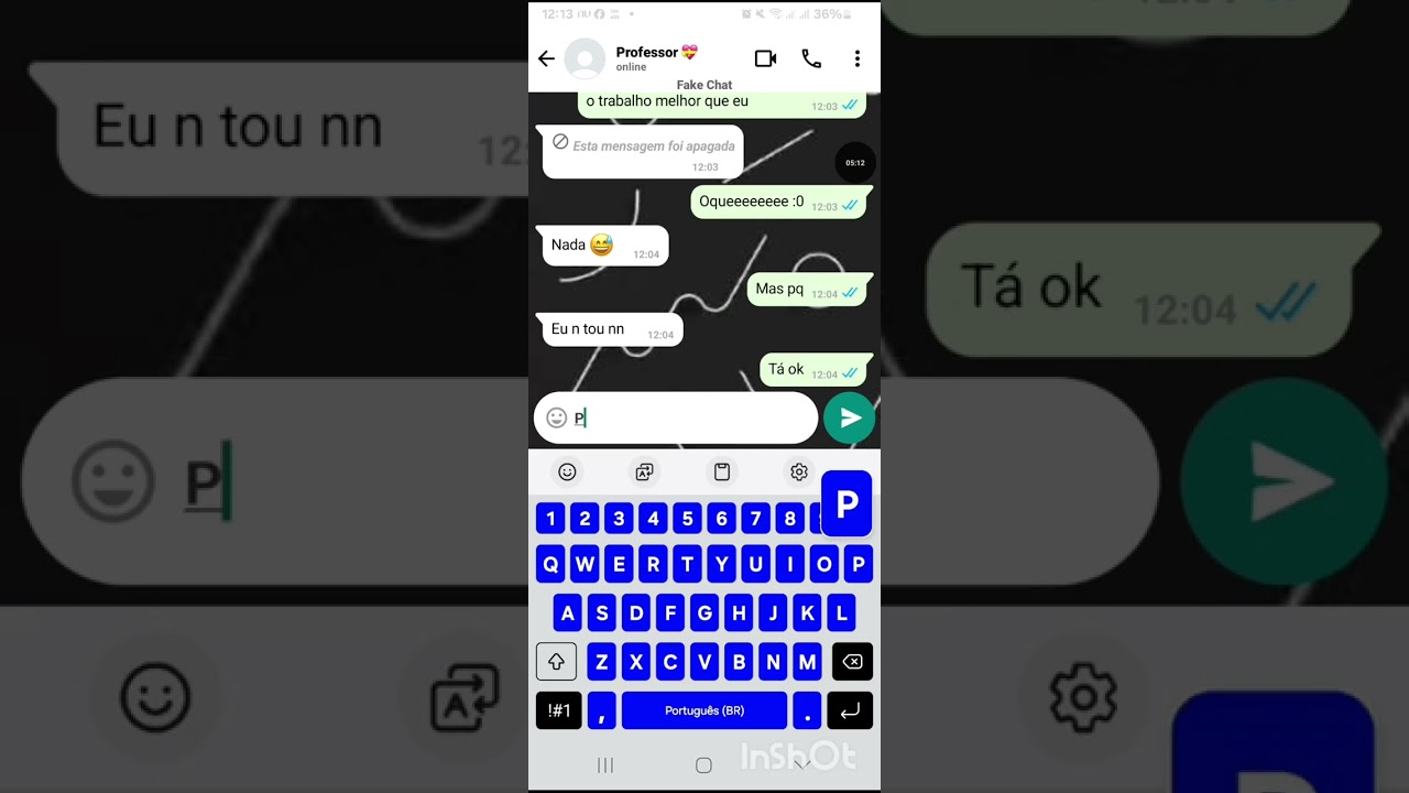 CHAT FAKE: MEU PROFESSOR QUER MEU DINHEIRO😡 COMPLETO❤️ @railanatrindadedossantos Pediu #fakechat 