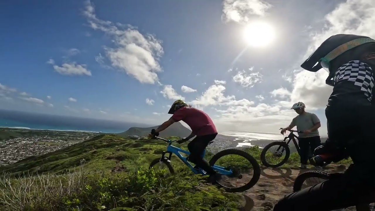 Epic mountain biking in Hawaii #mtb  #hawaii #mtbbiking