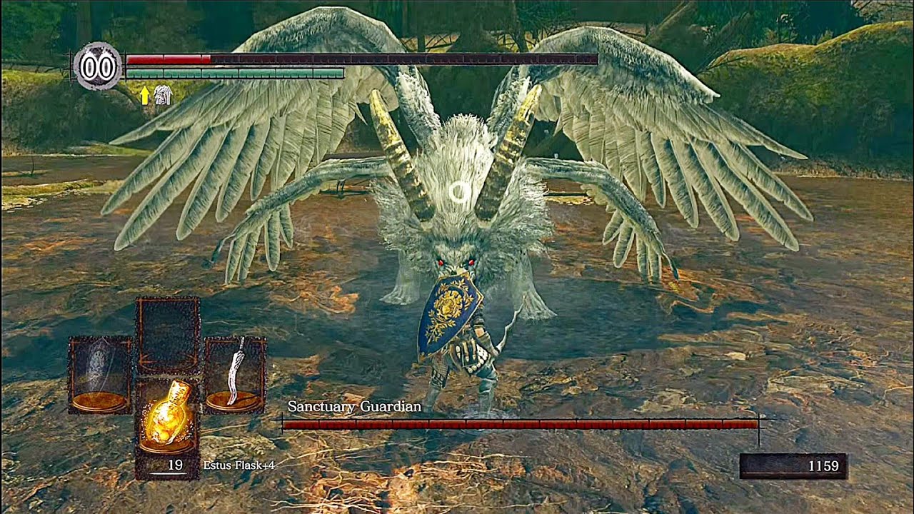 Flamberge Vs Sanctuary Guardian and Knight Artorias | PS5 Gameplay