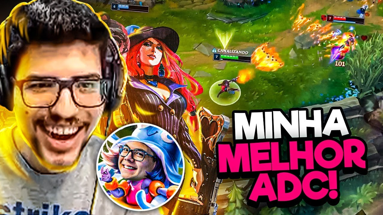 MISS FORTUNE É A MINHA MELHOR ADC! DANDO AULA NO DUO BOT COM ESA! (LOL)