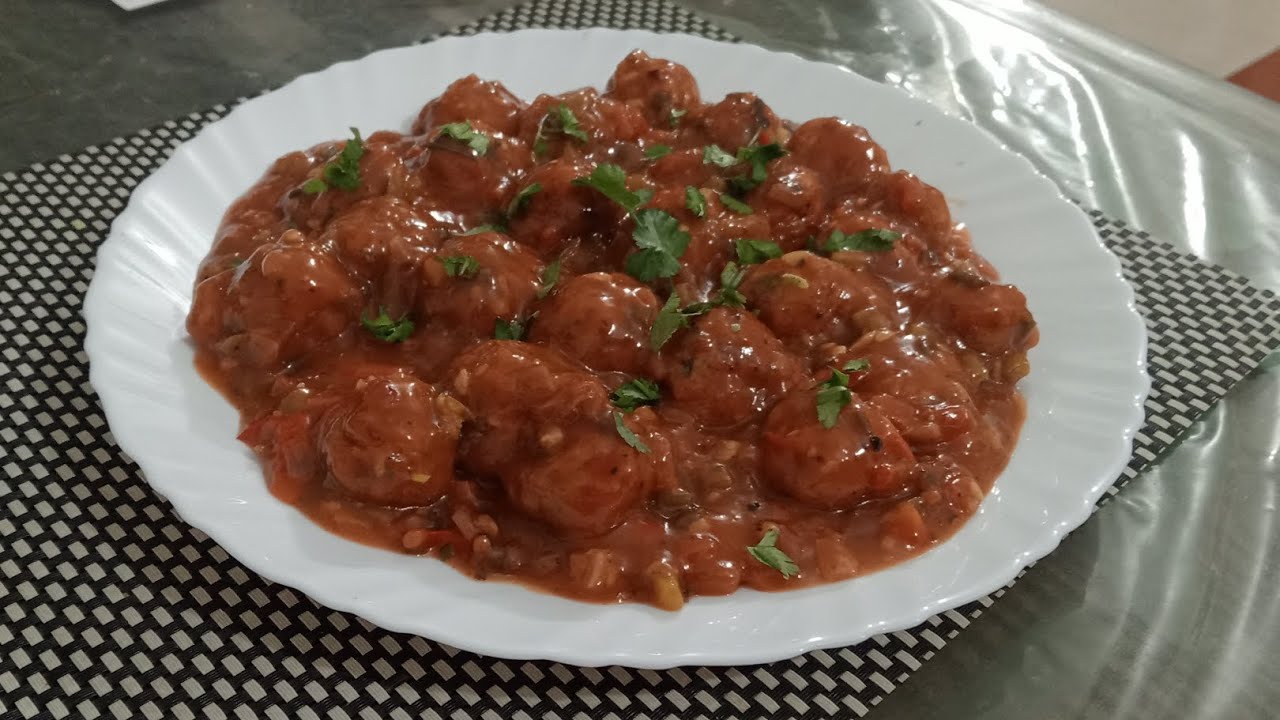 ਵੈਜ ਗਰੇਵੀ ਮੰਚੂਰੀਅਨ 😋 Veg Gravy Manchurian