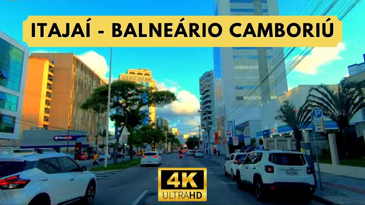 ITAJAÍ SC - PRINCIPAIS AVENIDAS até a ESTRADA da RAINHA em BALNEÁRIO CAMBORIÚ