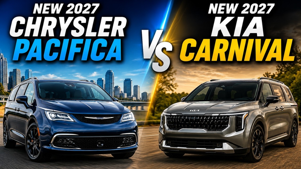New 2027 Chrysler Pacifica Vs 2027 Kia Carnival Best Practical Family Minivan Comparison