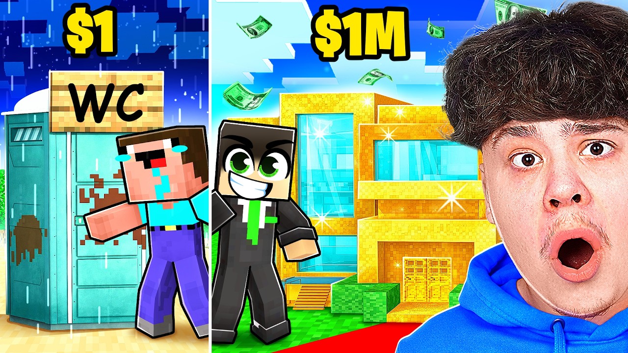 CASA DE 1 LEU vs 1,000,000 LEI !