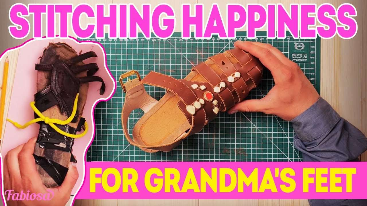 Good Deed ❤️ Master Creates New Sandals 👡 for Grandma