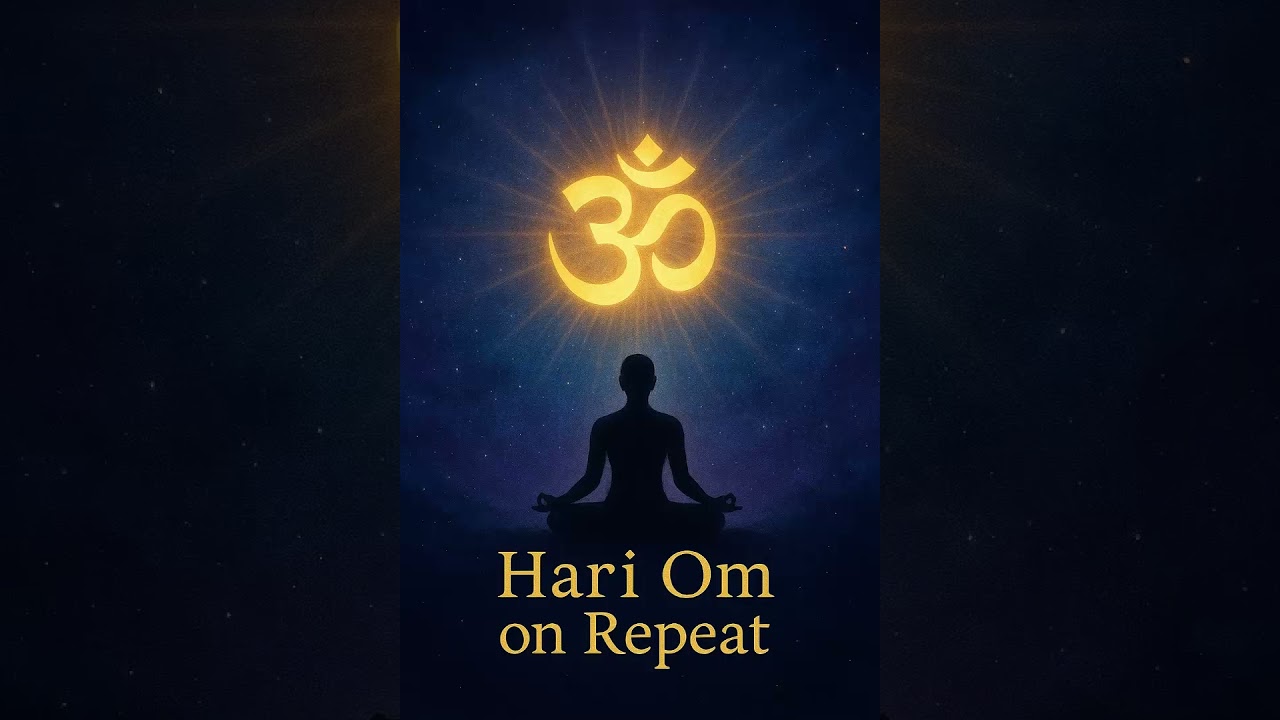 हरि ओम् | Hari Om on Repeat &ndash; Peaceful Chant for Meditation #hindumantra  #meditationmusic