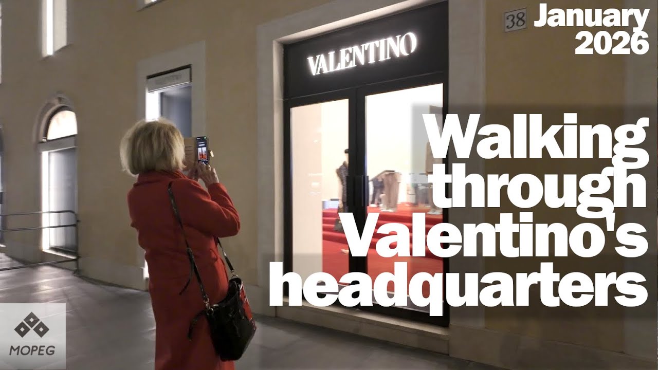 Ciao, Valentino. L'ultimo saluto nel cuore di Roma | Walking Tour 4K 50 fps