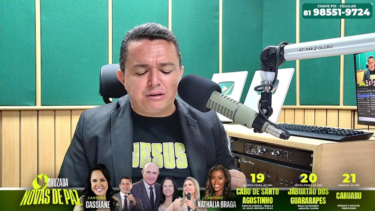 AO VIVO | Rádio Novas de Paz 88,1 FM – Um Culto no seu Lar 07/03/2026 | Palavra, Louvor e Oração.