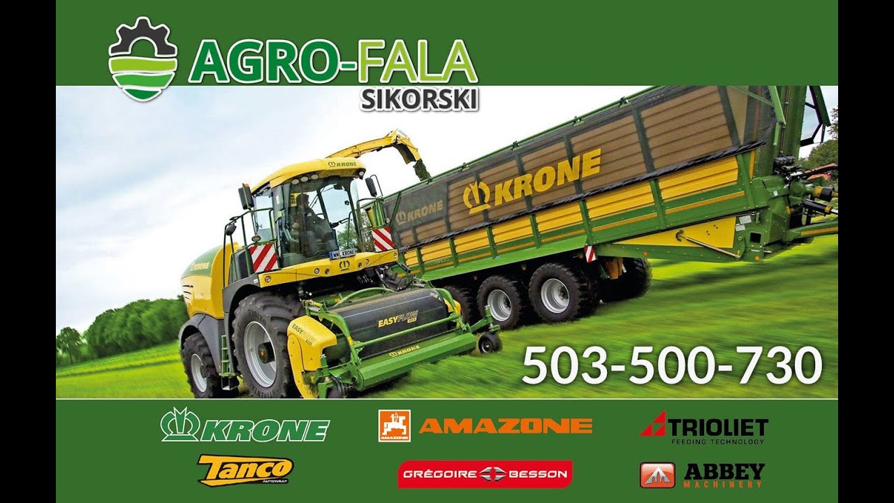 Usługi Koszenia Kukurydzy | Agro Fala Sikorski |  Nowy nabytek Krone BigX680 |